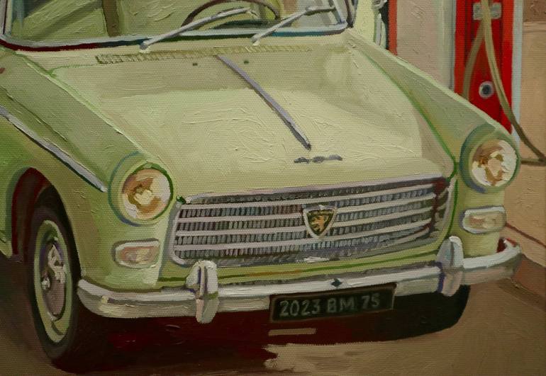 Original Car Painting by Benoit Montet