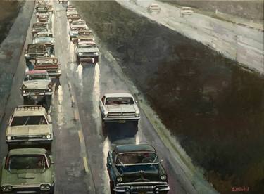 Original Car Paintings by Benoit Montet
