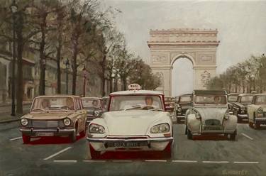 Original Car Paintings by Benoit Montet