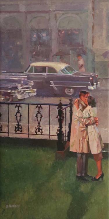 Original Contemporary People Painting by Benoit Montet