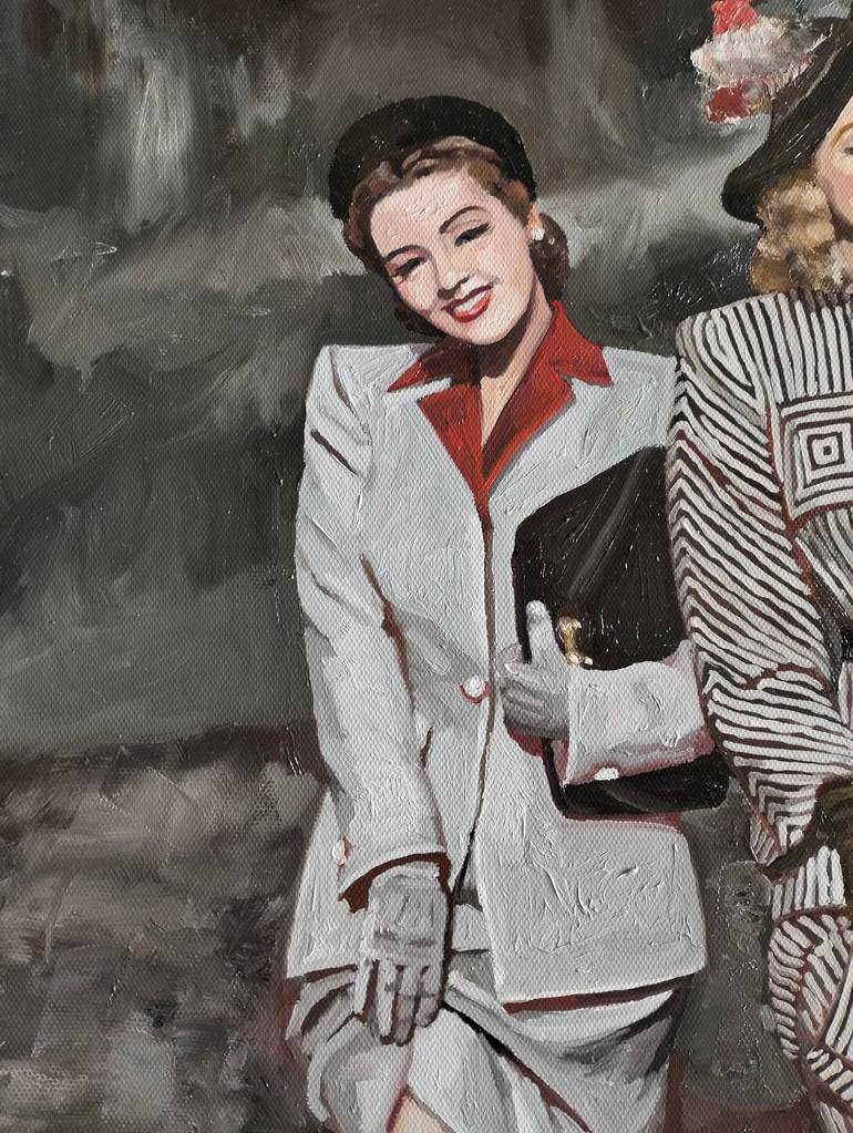 Original Realism People Painting by Benoit Montet
