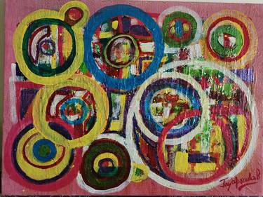 Original Abstract Expressionism Abstract Paintings by JAYAPRADA Bhamidipati