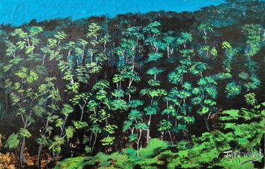 Original Art Deco Landscape Paintings by JAYAPRADA Bhamidipati