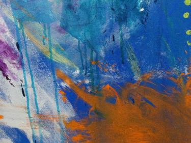 Original Abstract Expressionism Abstract Painting by Chris Pero