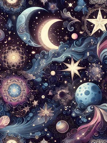 Print of Digital Art Outer Space Digital by Kintsugi 99