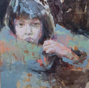 Original Impressionism Children Paintings by Fernanda Cataldo