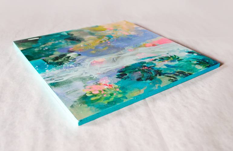 Original Abstract Expressionism Nature Painting by Fernanda Cataldo