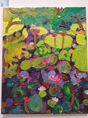 Original Impressionism Botanic Paintings by Viktorija Harra