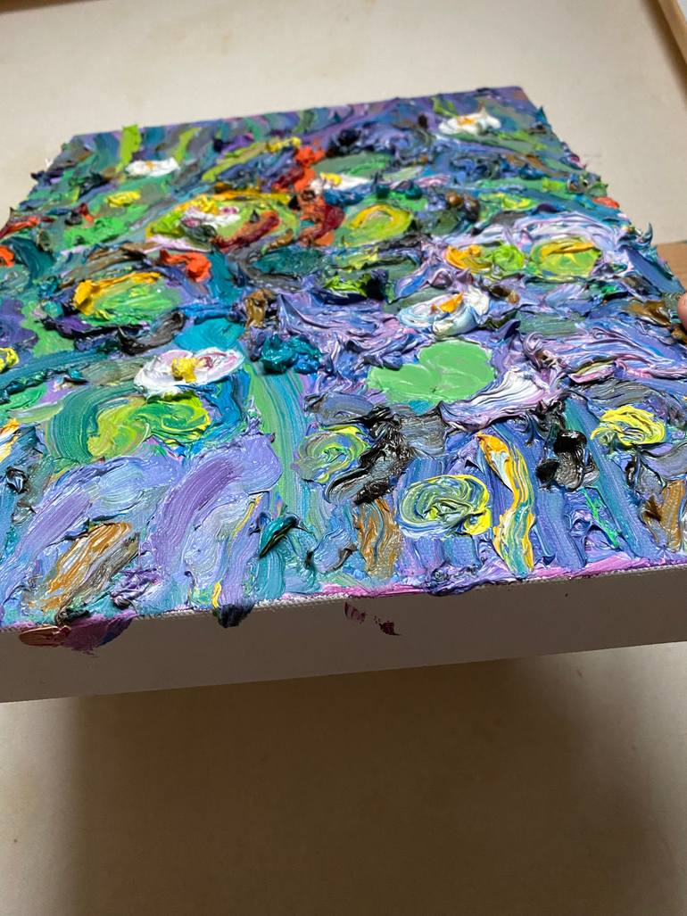 Original Impressionism Animal Painting by Victoria Harra