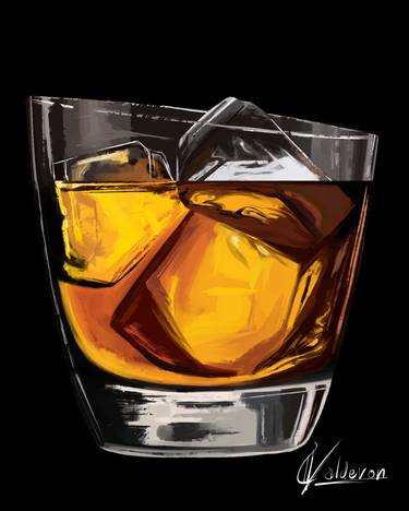 "Whiskey" Glass. thumb