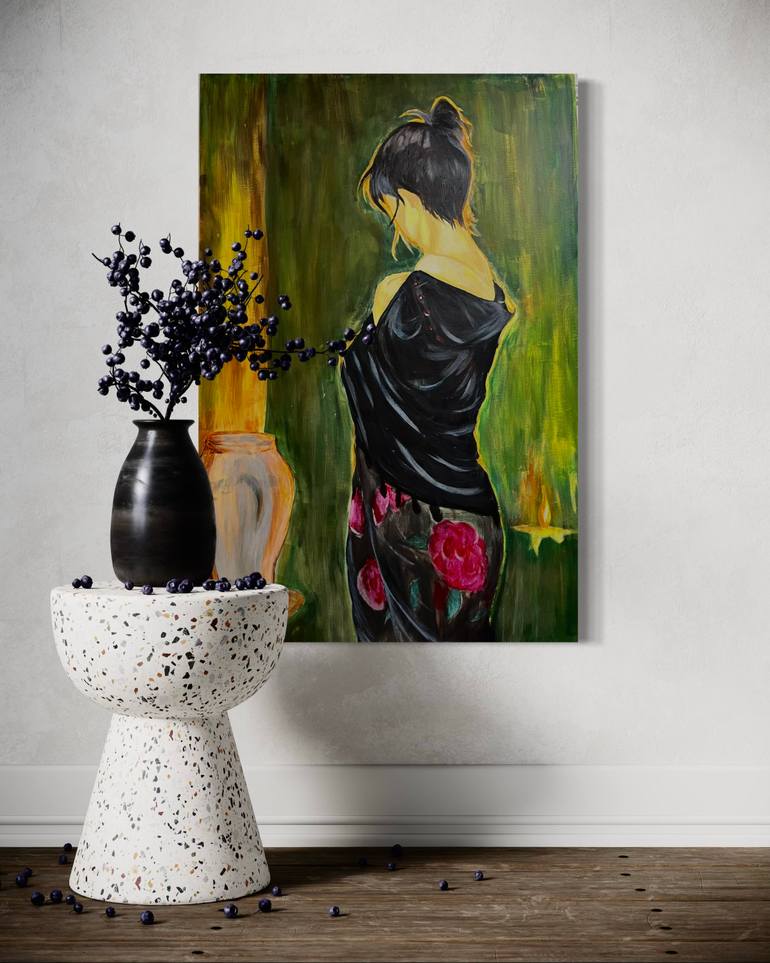 Original Abstract Painting by Sara Hagomer