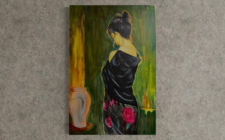 Original Abstract Painting by Sara Hagomer