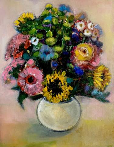 Original Impressionism Floral Paintings by Julia Diaguileva