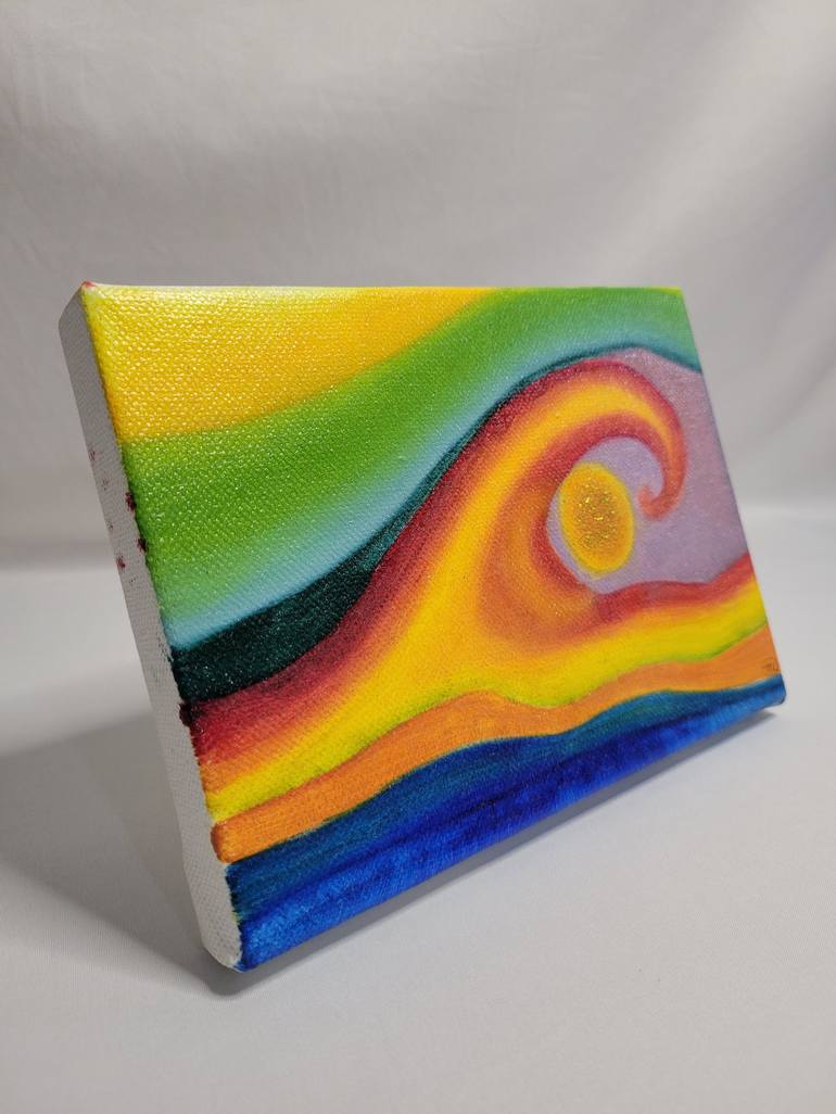 Original Conceptual Nature Painting by Elle Moon