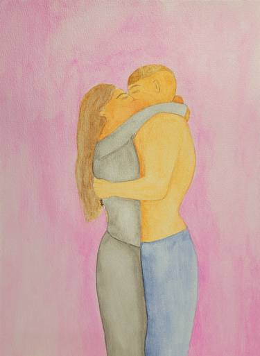 Original Love Painting by Elle Moon