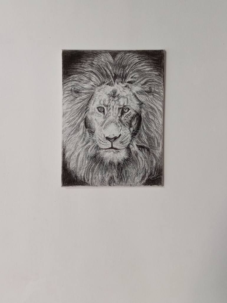 Original Fine Art Animal Drawing by Ronald De Silva