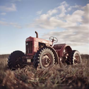 Vintage Red Tractor thumb