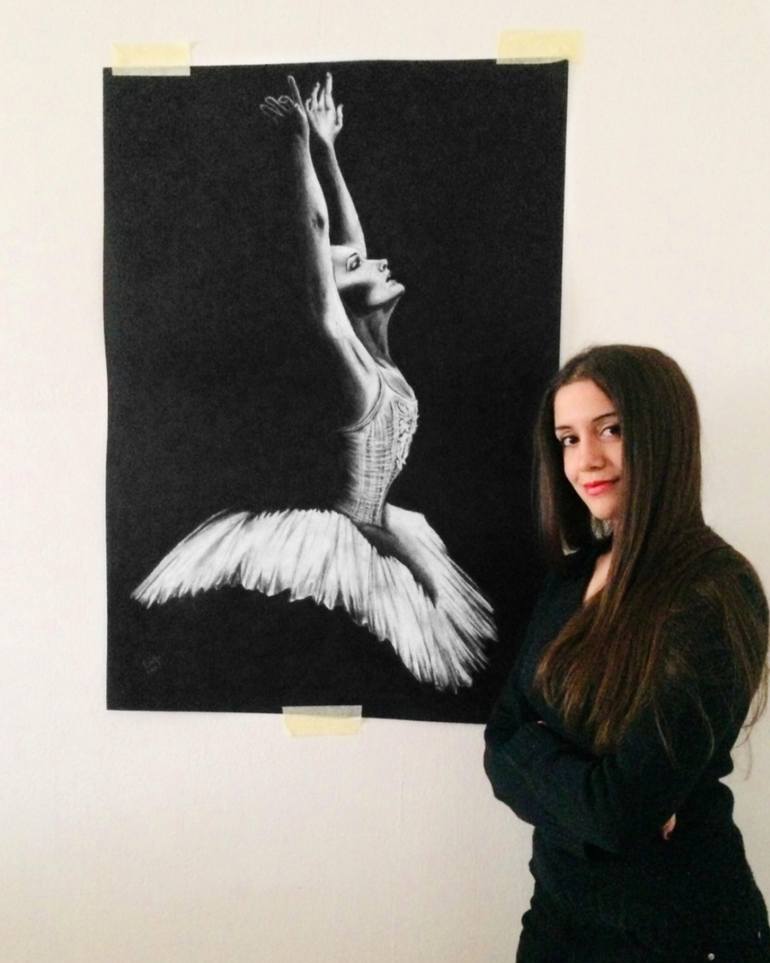 Original Realism Body Drawing by Carla Gagliano