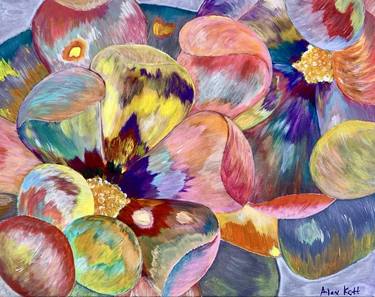 Original Floral Painting by Alex Kott