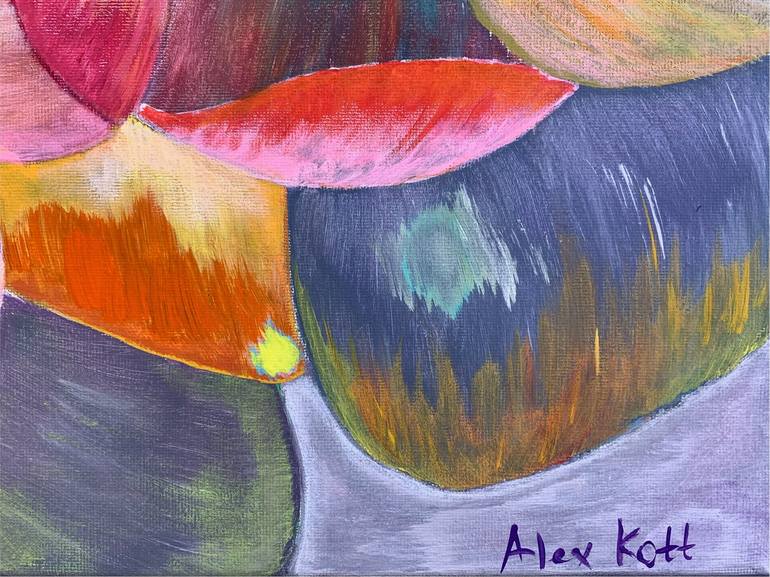 Original Floral Painting by Alex Kott