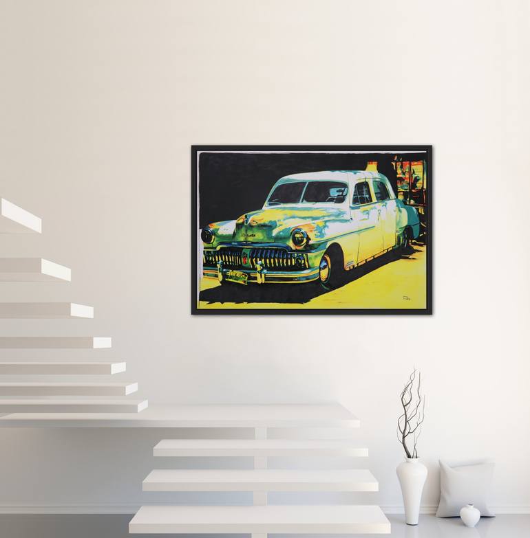 Original Fine Art Automobile Painting by Timon Stork