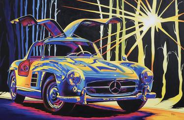 Original Fine Art Automobile Paintings by Timon Stork