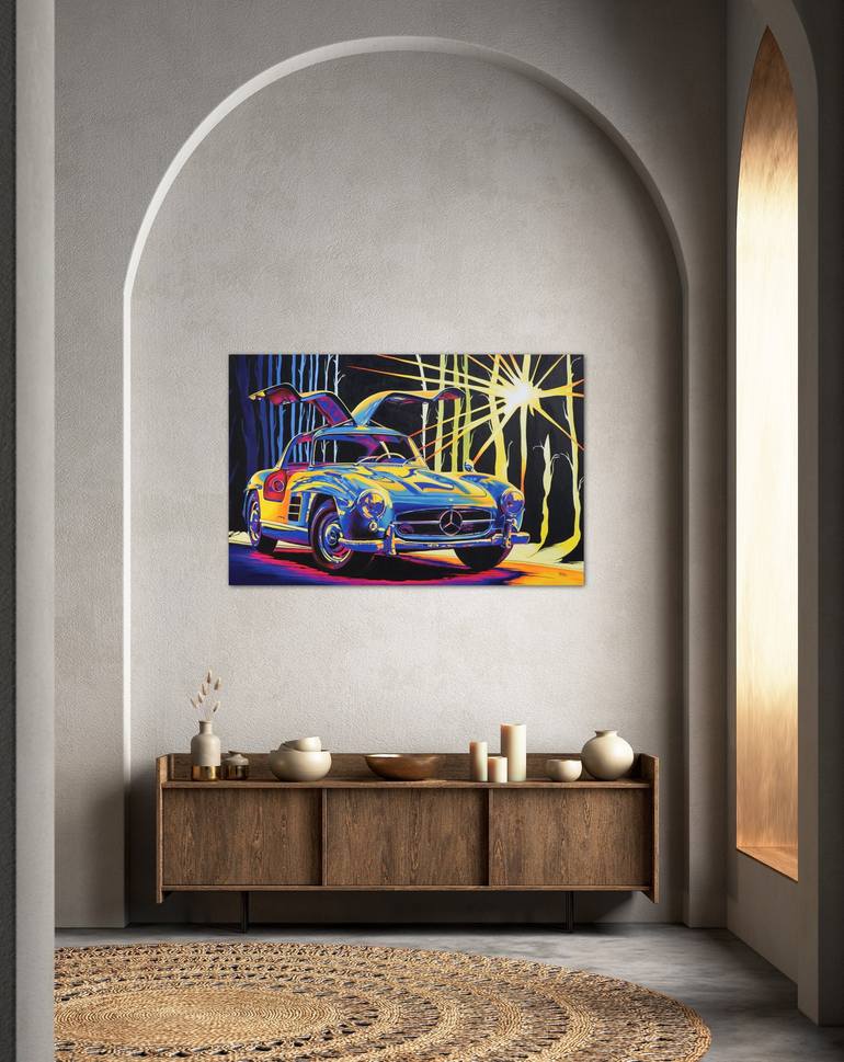 Original Fine Art Automobile Painting by Timon Stork