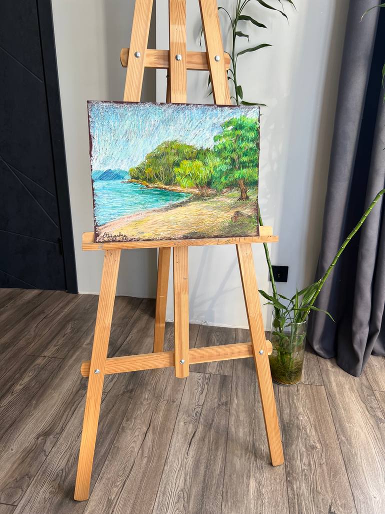 Original Impressionism Landscape Drawing by Nurlan Yestay