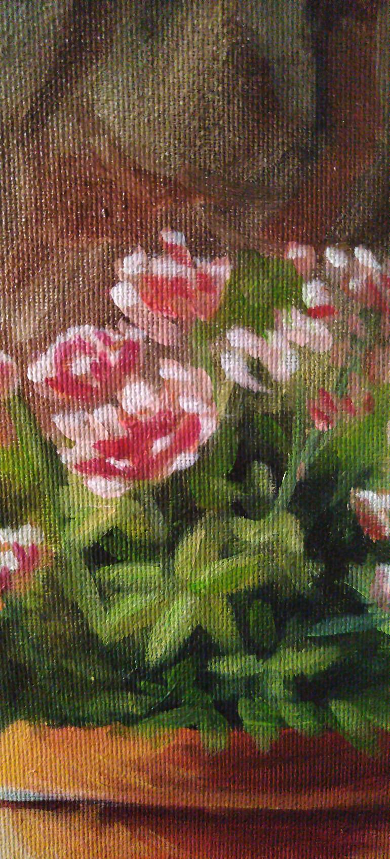 Original Realism Floral Painting by Laura Loaiza