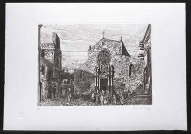 Original Figurative Architecture Printmaking by Pasquale Urso