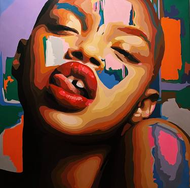 Original Pop Art Portrait Paintings by Nana Artamonova