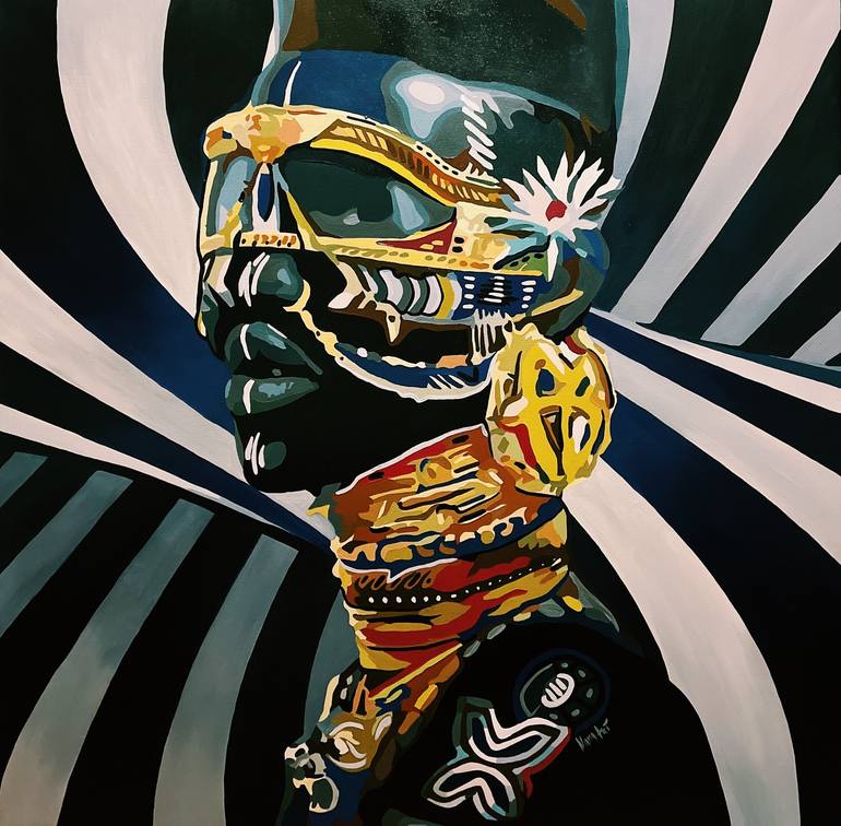 Original Pop Culture/Celebrity Painting by Nana Artamonova | Contemporary Art on Canvas | Prince of the jungle
