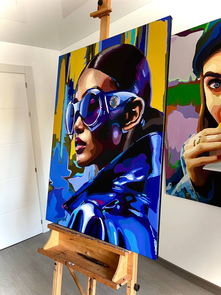 Original Contemporary People Painting by Nana Artamonova