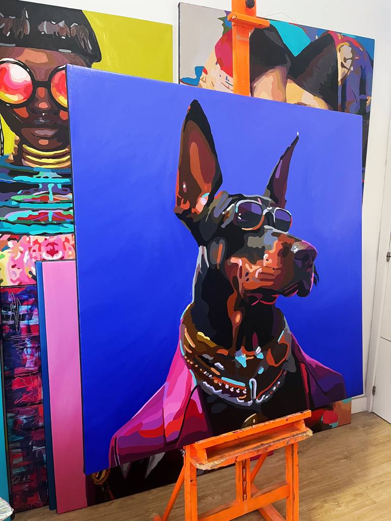 Original Contemporary Animal Painting by Nana Artamonova