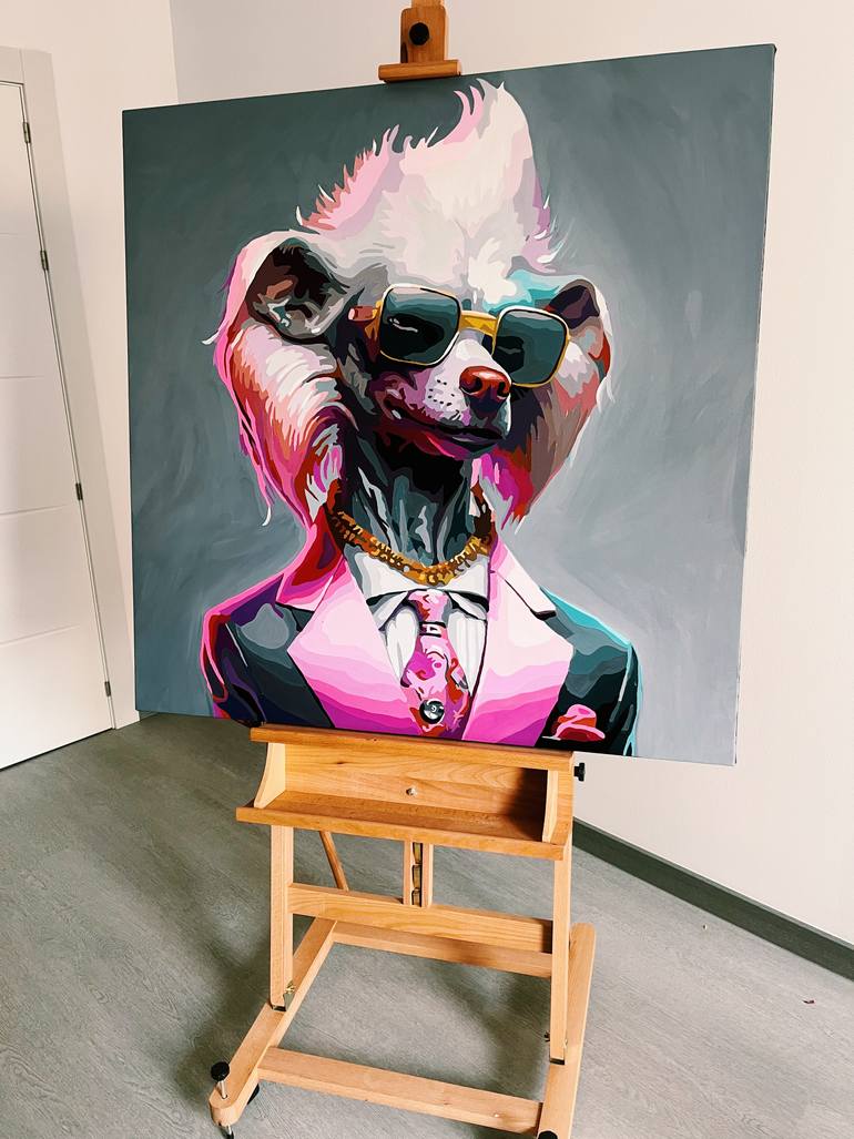Original Contemporary Animal Painting by Nana Artamonova