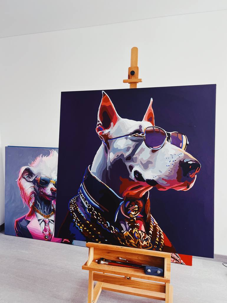 Original Contemporary Animal Painting by Nana Artamonova