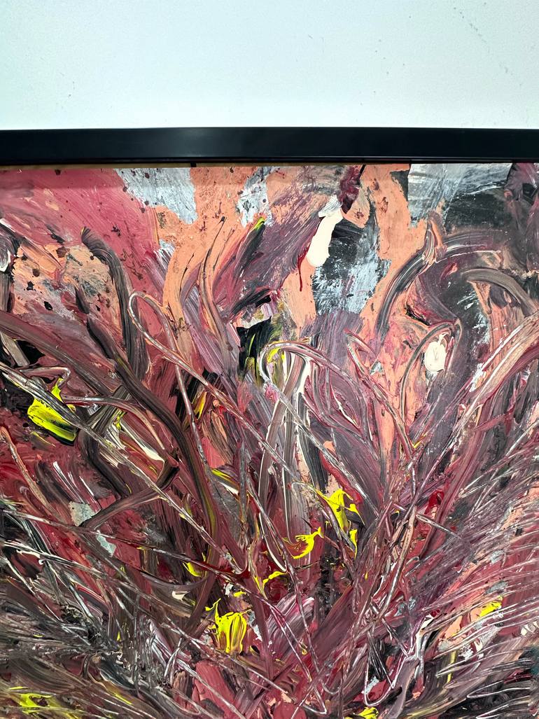 Original Abstract Expressionism Abstract Painting by Mediya Al Matroshy