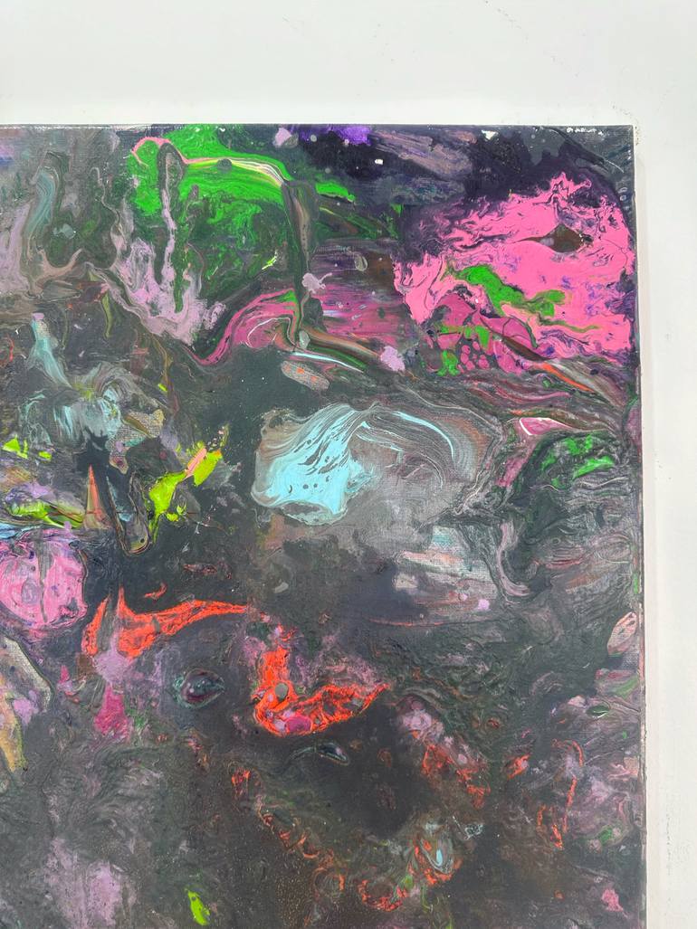 Original Abstract Expressionism Abstract Painting by Mediya Al Matroshy