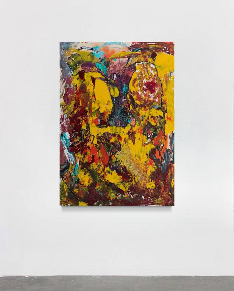 Original Abstract Expressionism Abstract Painting by Mediya Al Matroshy