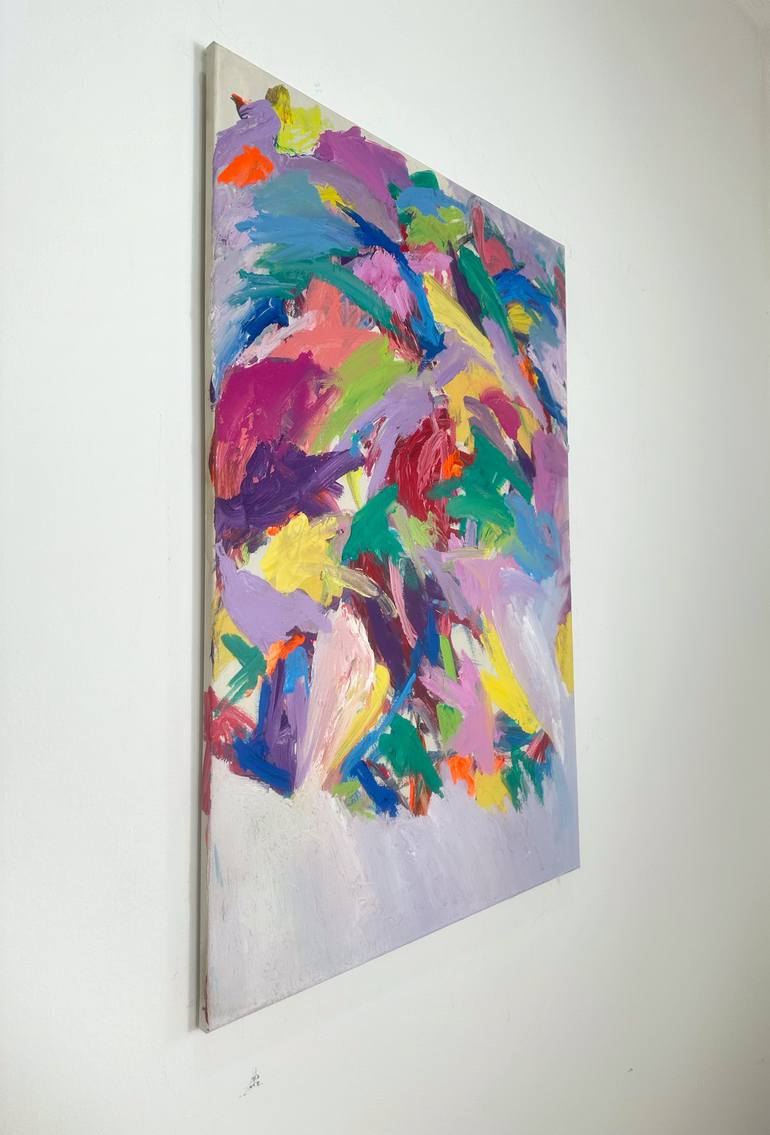 Original Abstract Expressionism Abstract Painting by Mediya Al Matroshy