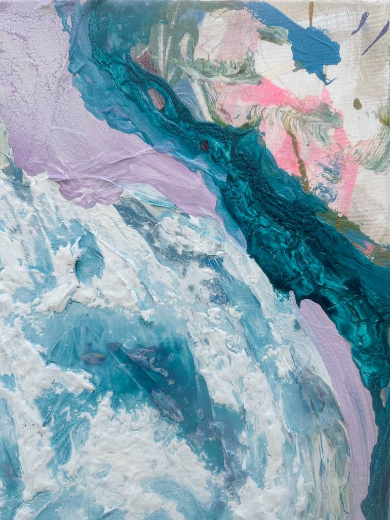 Original Abstract Expressionism Abstract Painting by Mediya Al Matroshy