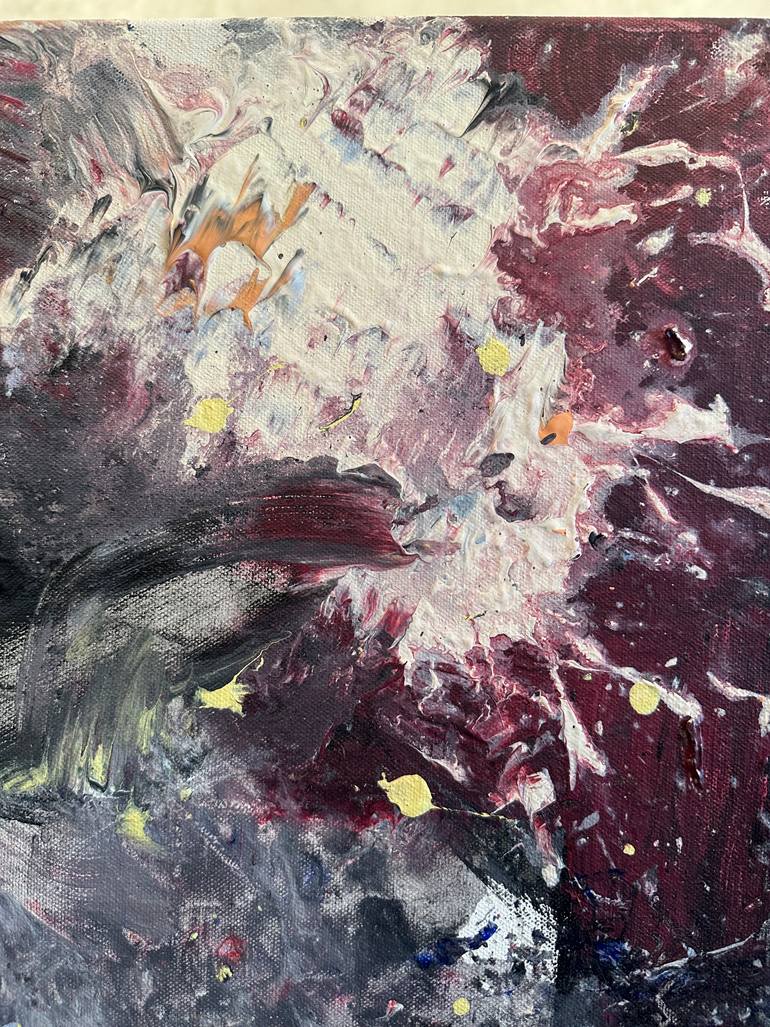 Original Abstract Expressionism Abstract Painting by Mediya Al Matroshy