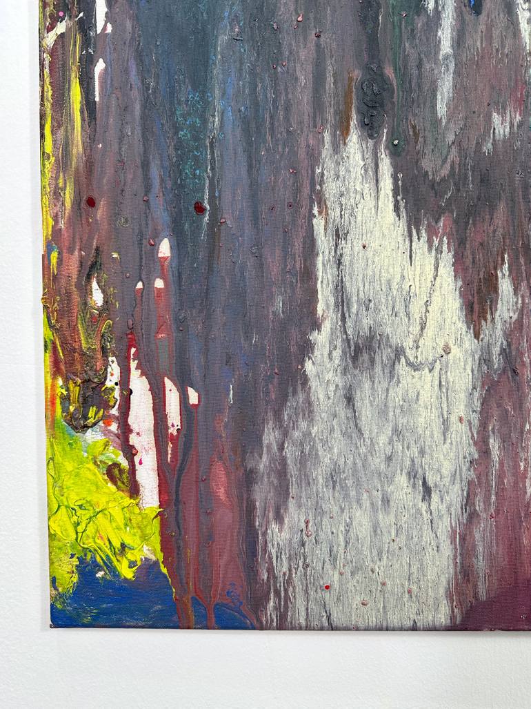 Original Abstract Expressionism Abstract Painting by Mediya Al Matroshy