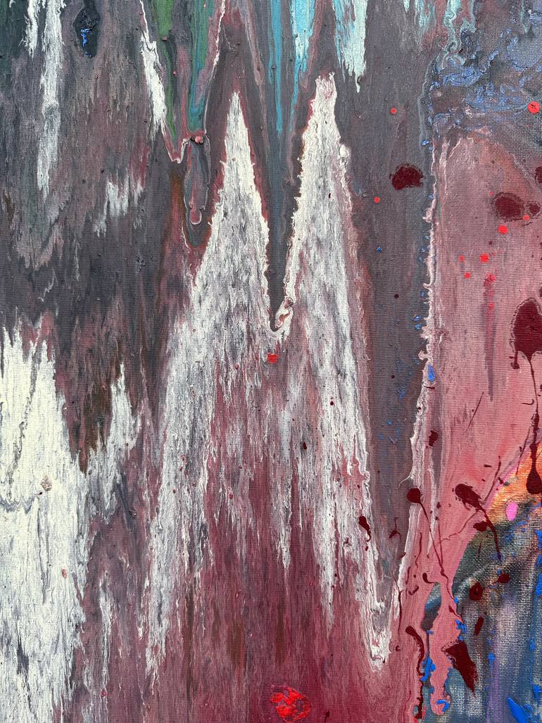 Original Abstract Expressionism Abstract Painting by Mediya Al Matroshy