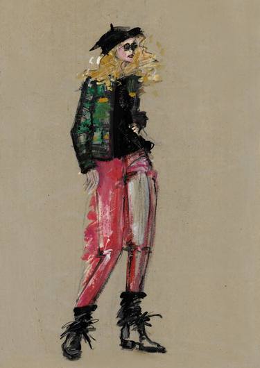 Original Fashion Mixed Media by Patricia Armbruster