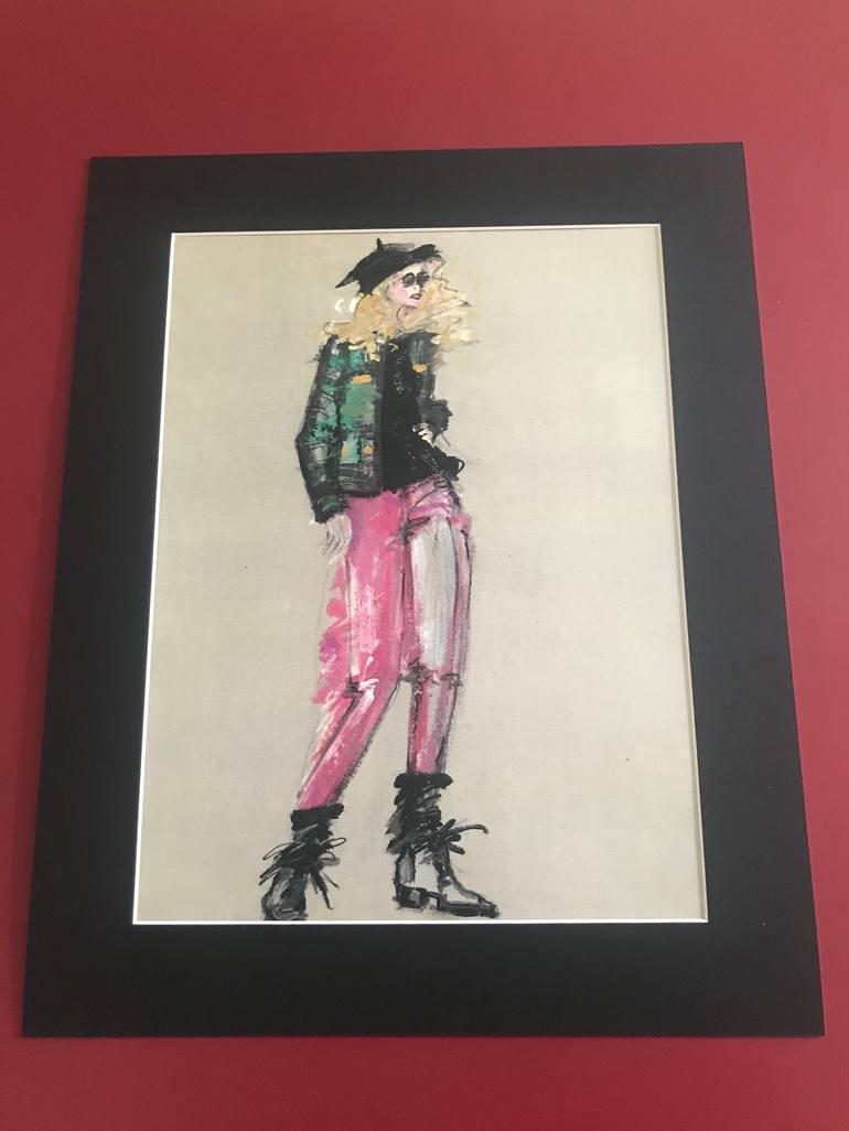 Original Fashion Mixed Media by Patricia Armbruster