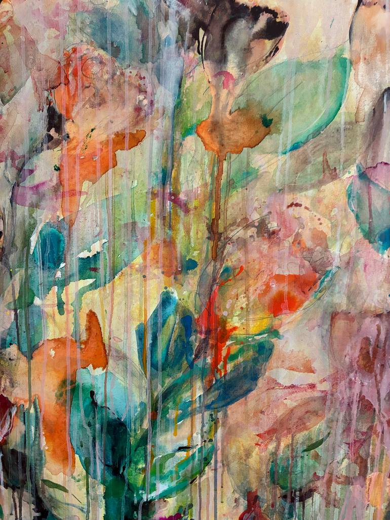 Original Contemporary Floral Painting by Patricia Armbruster
