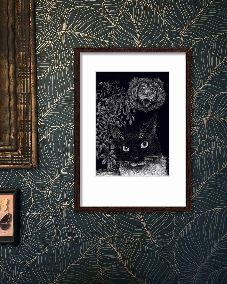 Original Figurative Animal Painting by Lia Mariani