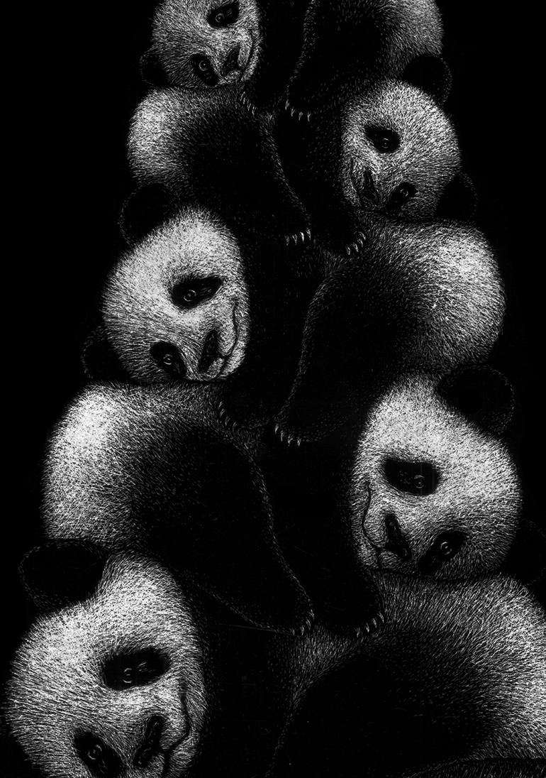 Original Figurative Animal Painting by Lia Mariani