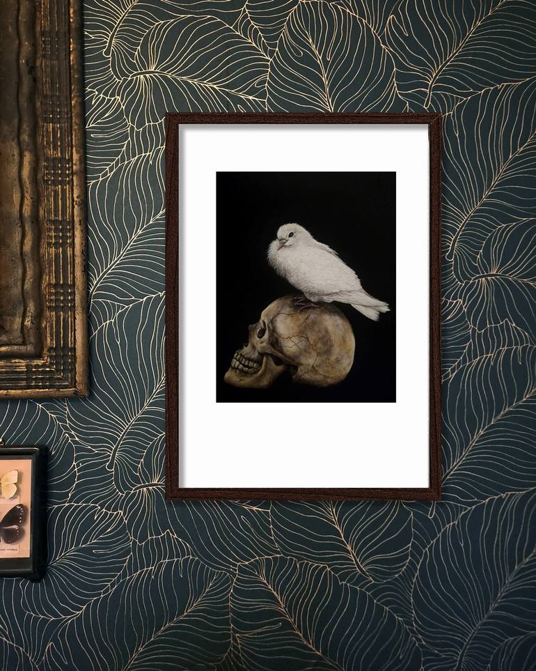 Original Classicism Time Painting by Lia Mariani
